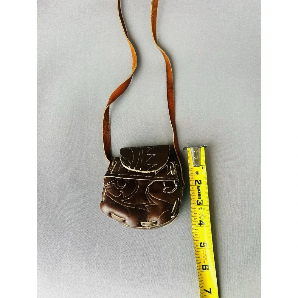 Vintage‎ Small Leather Pouch With Strap